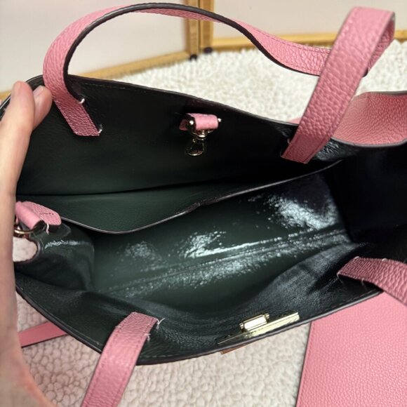 kate spade new york Pink Crossbody Satchel w/ Pouch Like New - Picture 3 of 7